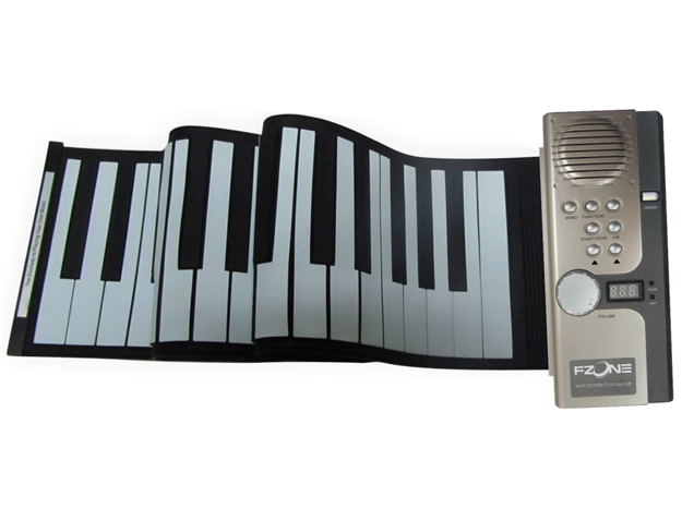 CHERRYMUSIC CHERRY MUSIC CP-61 TASTIERA PIEGHEVOLE 61 TASTI + EFFETTI + RITMI + DEMO COLORE NERO E ORO