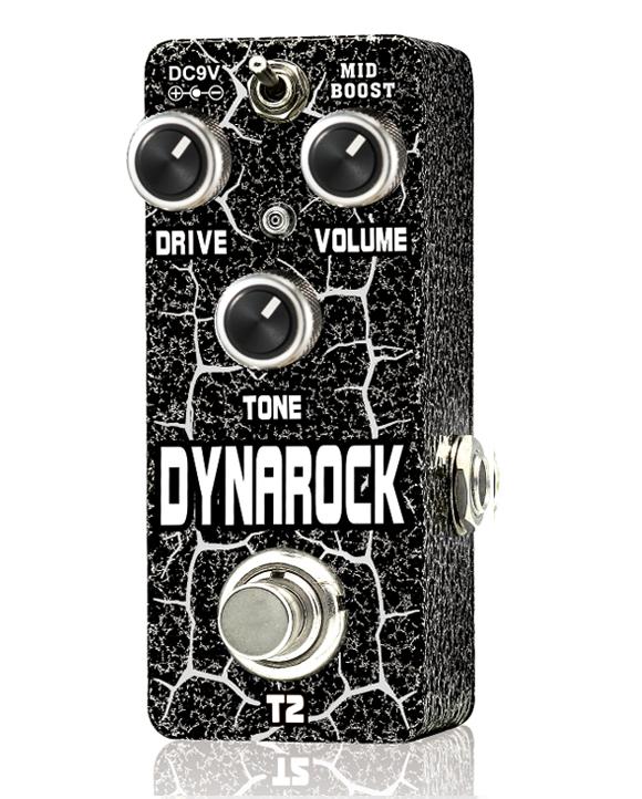 XVIVE T2 DYNAROCK DISTORSION PEDAL PEDALE EFFETTO DISTORSORE PER CHITARRA ELETTRICA TRUE BYPASS