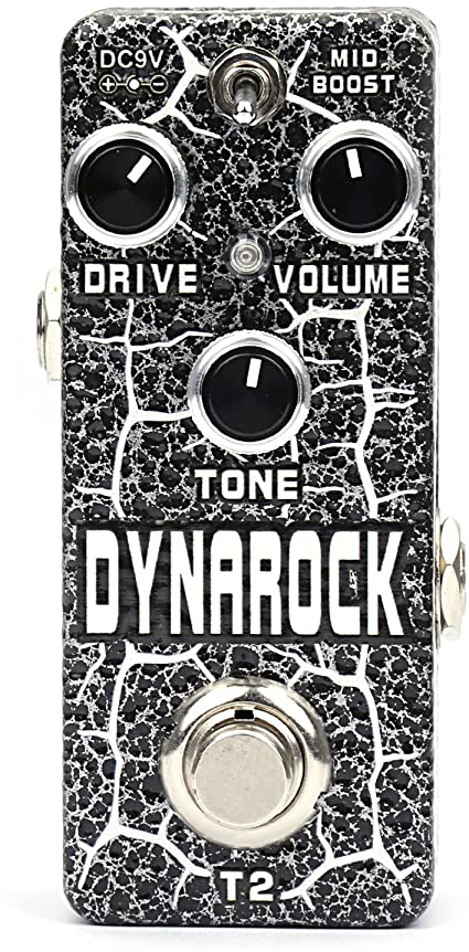 XVIVE T2 DYNAROCK DISTORSION PEDAL PEDALE EFFETTO DISTORSORE PER CHITARRA ELETTRICA TRUE BYPASS