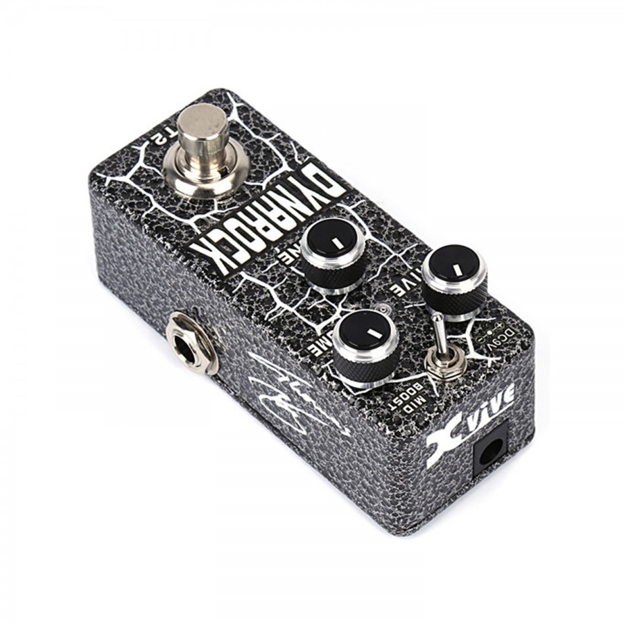 XVIVE T2 DYNAROCK DISTORSION PEDAL PEDALE EFFETTO DISTORSORE PER CHITARRA ELETTRICA TRUE BYPASS