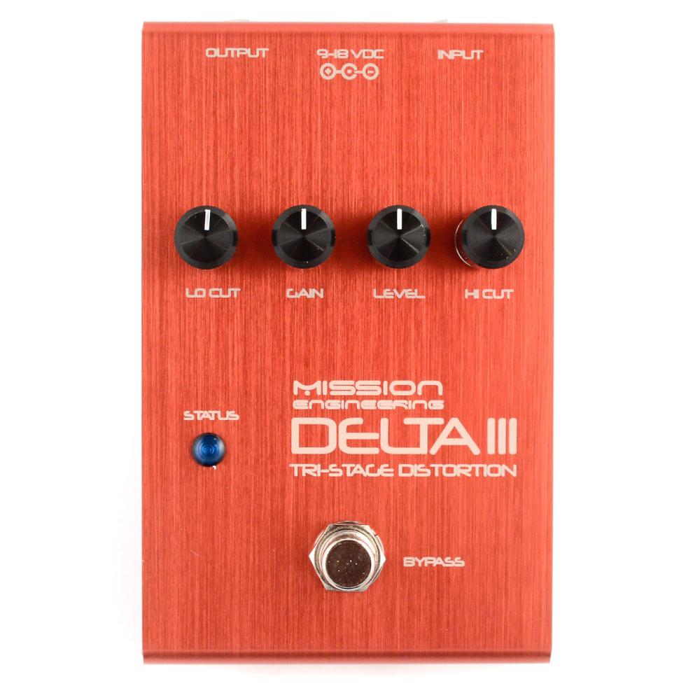 MISSION ENGINEERING DELTA III SI EFFETTO A PEDALE PER CHITARRA ELETTRICA DISTORSORE FUZZ OVERDRIVE