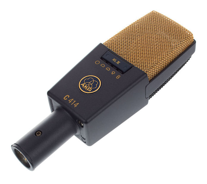 AKG ACOUSTIC AKG C414-XLII STEREO SET 2 MICROFONI A CONDENSATORE DA STUDIO LARGO DIAFRAMMA 9 DIAGRAMMI POLARI MULTI PATTERN