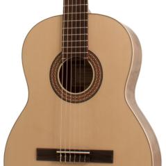 HORA CHITARRA CLASSICA 4-4 SM10 CRISTAL MADE IN EUROPE TOP ABETE MASSELLO SELEZIONATO FONDO-FASCE MOGANO MASSELLO ROSETTA INTARS