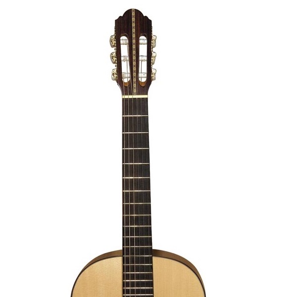 HORA CHITARRA CLASSICA 4-4 SM40 MADE IN EUROPE TOP CEDRO MASSELLO FONDO-FASCE PALISSANDRO ROSETTA INTARSIATA MANICO MOGANO TASTI