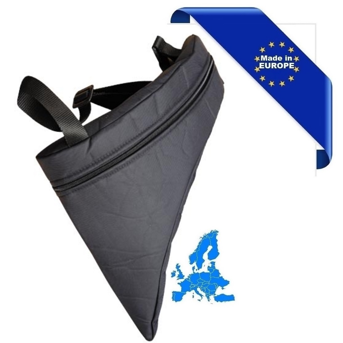 HORA BORSA ERGONOMICA IMBOTTITA PER FLAUTO DI PAN 8 CANNE CUSTODIA MADE IN EUROPE TRACOLLA REGOLABILE COMODA ZIP FRONTALE FACILE