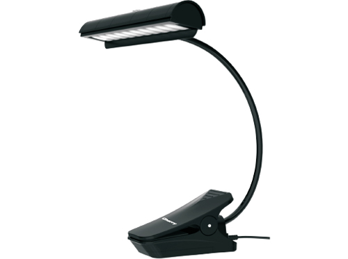 F-ZONE FL-9030 LAMPADA A LED 1,5 WATT IN ABS LAMPADA DA LEGGIO + SPINA USB COLORE NERO