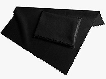 CHERRYMUSIC CHERRY MUSIC GUITAR CLEANING CLOTH PANNO PULISCI CORDE PER CHITARRA MANDOLINO UKULELE BANJO COLORE NERO