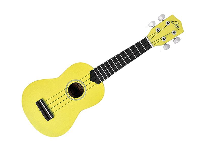 EKO UKULELE PRIMO YW SOPRANO SERIE STUDENT COSTRUITO IN LINDEN DI COLORE GIALLO