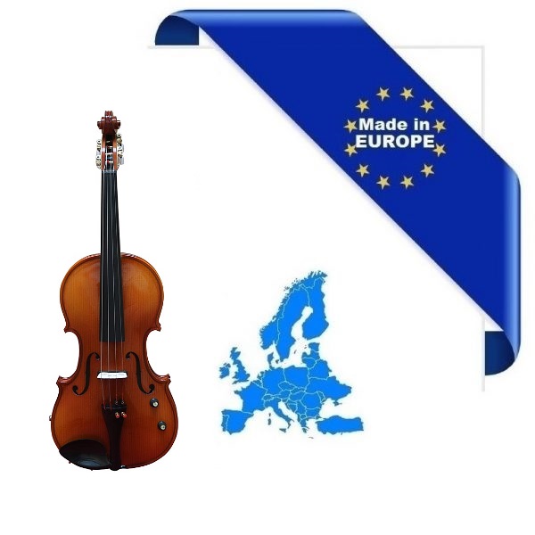 HORA VIOLINO ELETTRICO 4-4 MADE IN EUROPE PONTE TELLER TDESCO TOP ABETE MASSELLO ELETTRIFICATO PIOLI TASTIERA MENTONIERA ACERO +
