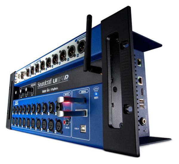SOUNDCRAFT UI24R MIXER 24 CANALI A RACK REGISTRATORE MUTITRACCIA WI-FI USB
