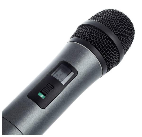SENNHEISER XSW 1-825A RADIOMICROFONO PALMARE CAPSULA E825 RANGE A 548 - 572 MHz