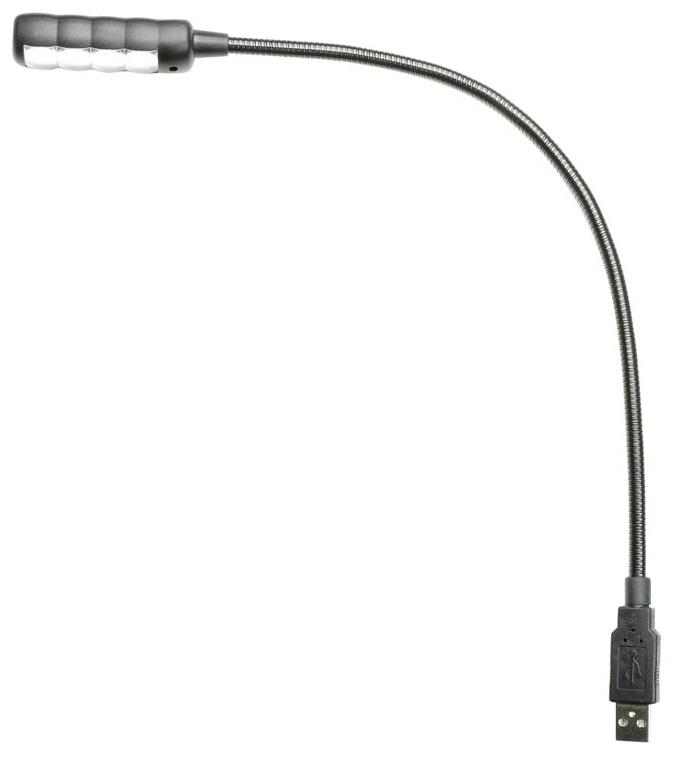 ADAM HALL SLED1-ULTRAUSB LAMPADA LED USB A COLLO D'OCA 4 LEDS COB ULTRA LUMINOSI