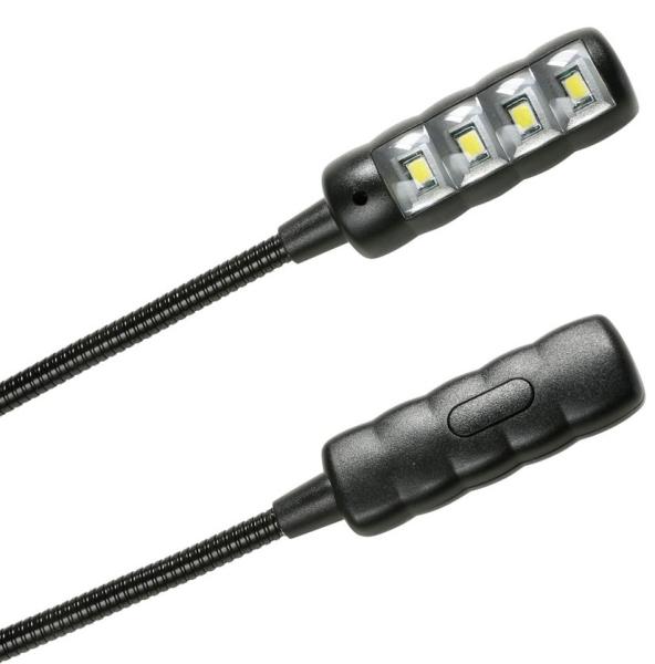 ADAM HALL SLED1-ULTRAUSB LAMPADA LED USB A COLLO D'OCA 4 LEDS COB ULTRA LUMINOSI