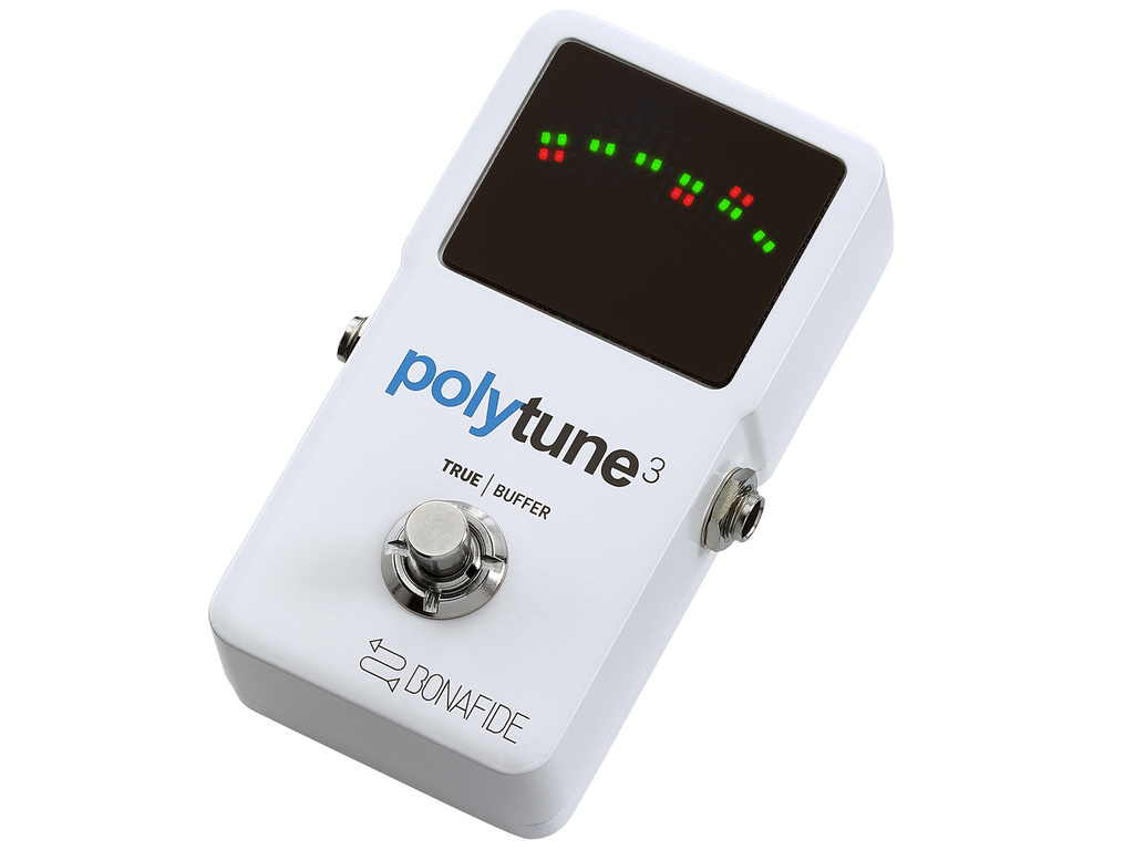 TC ELECTRONIC POLYTUNE 3 ACCORDATORE POLIFONICO PER CHITARRA E BASSO CON BUFFER BONAFIDE