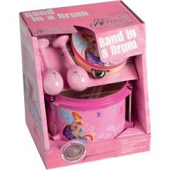 EKO WINX DRUM IN A BOX KIT DI STRUMENTI MUSICALI A PERCUSSIONE DIDATTICI