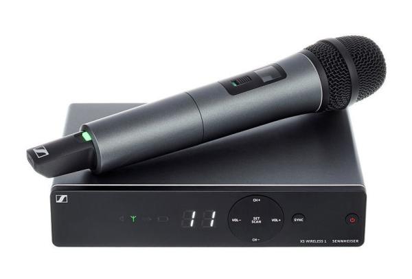 SENNHEISER XSW 1-825B RADIOMICROFONO PALMARE CAPSULA E825 RANGE B 614 - 638 MHz