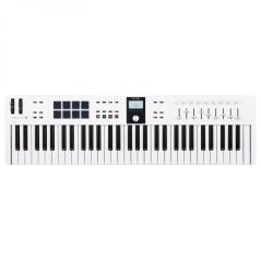 ARTURIA KEYLAB ESSENTIAL MK3 61 WHITE TASTIERA MASTER KEYBOARD MIDI USB 61 TASTI