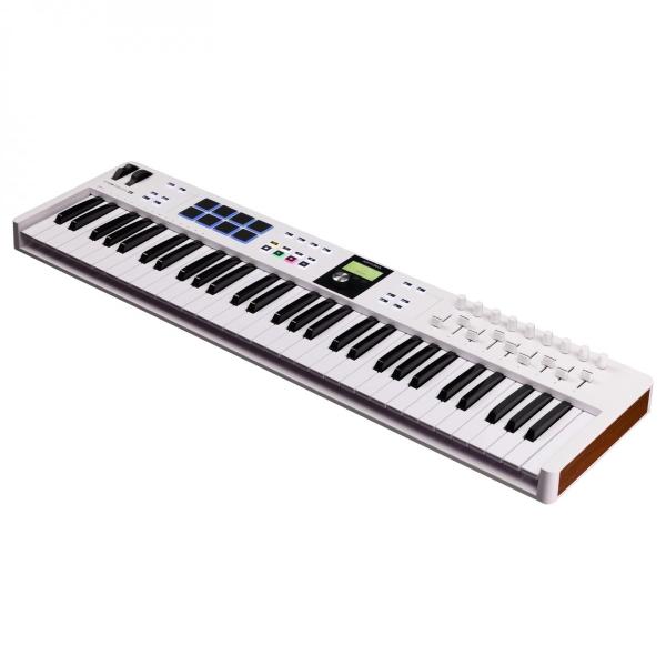 ARTURIA KEYLAB ESSENTIAL MK3 61 WHITE TASTIERA MASTER KEYBOARD MIDI USB 61 TASTI