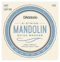 D'ADDARIO EJ62 CORDE PER MANDOLINO BRONZE 80-20