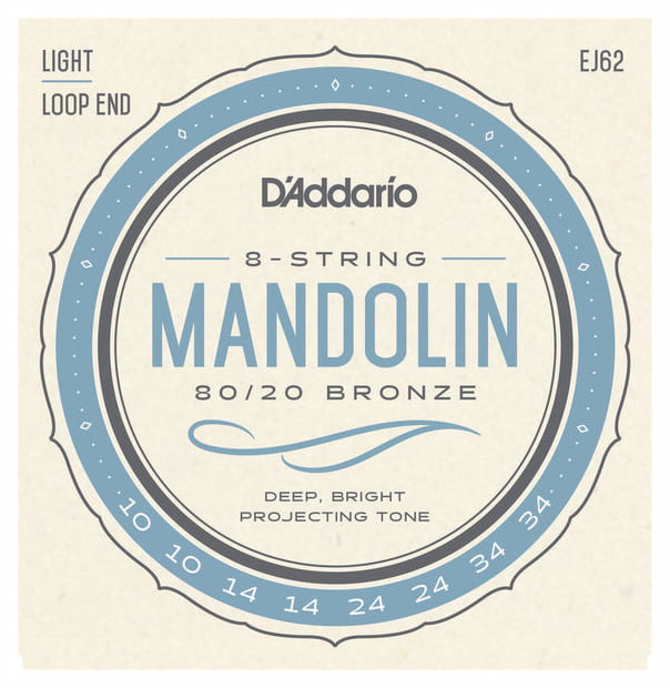 D'ADDARIO EJ62 CORDE PER MANDOLINO BRONZE 80-20