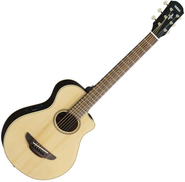 YAMAHA APXT2 NT CHITARRA ELETTROACUSTICA TRAVEL SPALLA MANCANTE COLORE NATURAL + BORSA MORBIDA