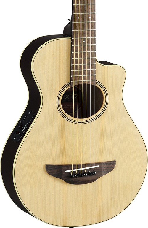 YAMAHA APXT2 NT CHITARRA ELETTROACUSTICA TRAVEL SPALLA MANCANTE COLORE NATURAL + BORSA MORBIDA