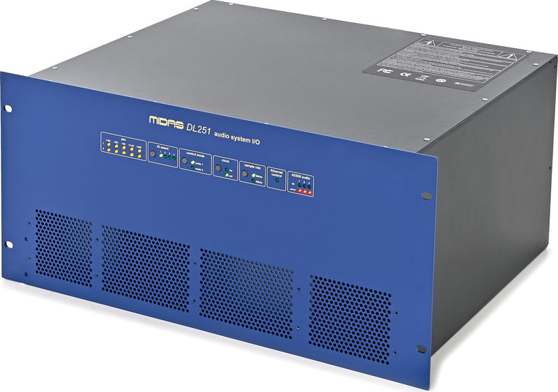 MIDAS DL251 STAGEBOX DIGITALE PROFESSIONALE STAGE BOX 48 IN 16 OUT