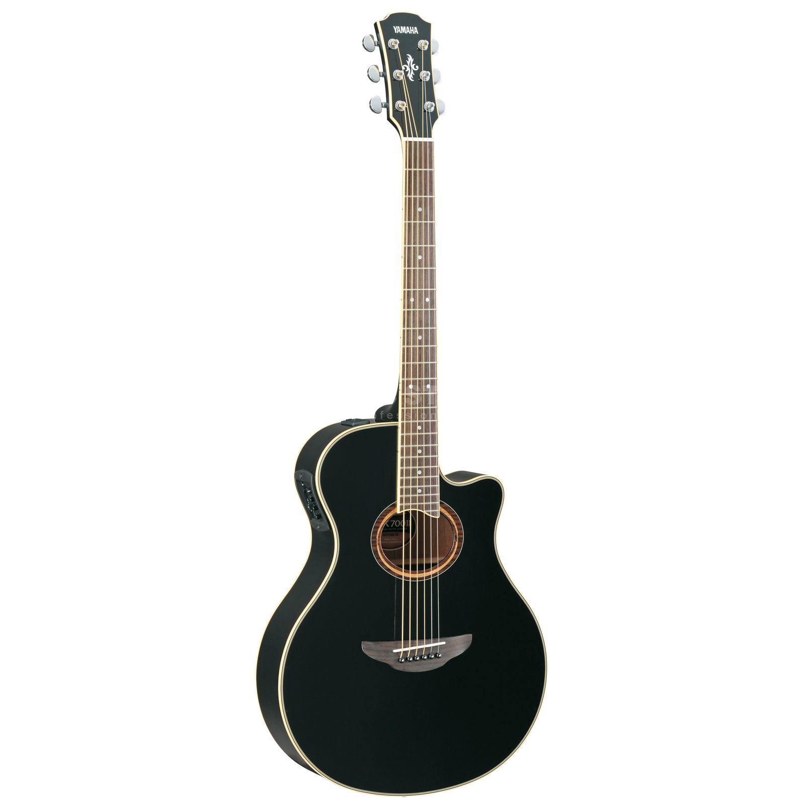 YAMAHA APX700 II BK BLACK CHITARRA ACUSTICA ELETTRIFICATA CUTAWAY NERA