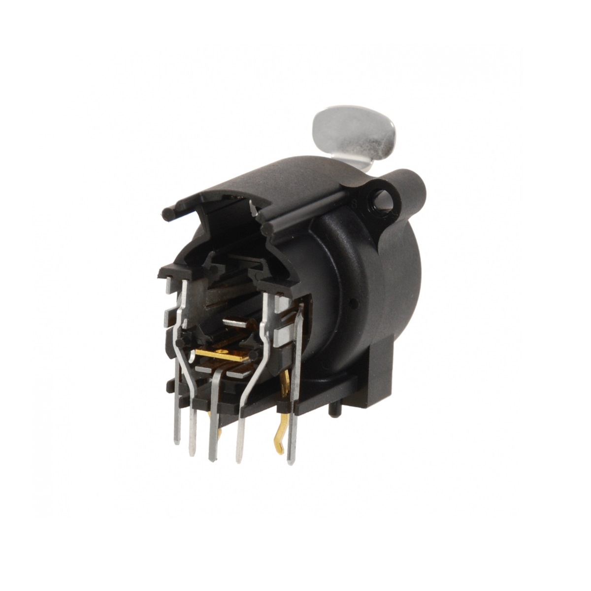 NEUTRIK NCJ6FA-H PRESA COMBO XLR E JACK STEREO A PANNELLO CONTATTI ANGOLATI NERO