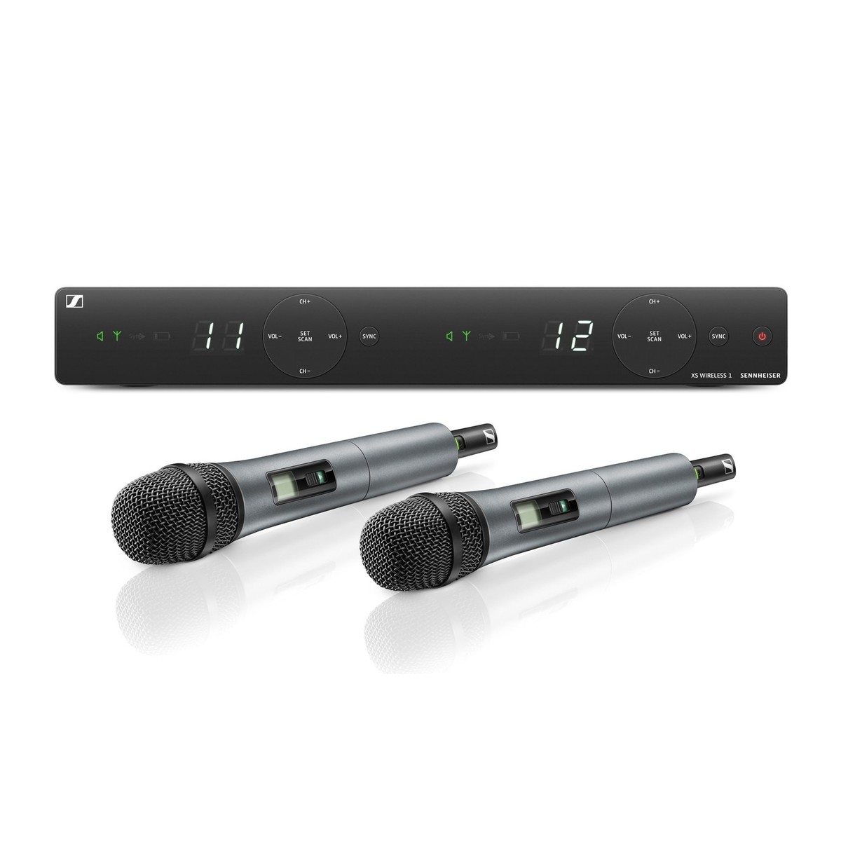 SENNHEISER XSW 1 835 DUAL VOCAL SET MICROFONI + RICEVITORE SISTEMA WIRELESS BANDA A