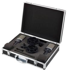 AKG ACOUSTIC AKG C214 SET 2 MICROFONI STUDIO E LIVE A CONDENSATORE LARGO DIAFRAMMA VOCE E STRUMENTI + SOSPENSIONE A RAGNO + CUST