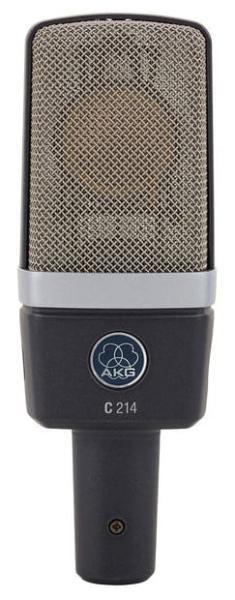 AKG ACOUSTIC AKG C214 SET 2 MICROFONI STUDIO E LIVE A CONDENSATORE LARGO DIAFRAMMA VOCE E STRUMENTI + SOSPENSIONE A RAGNO + CUST