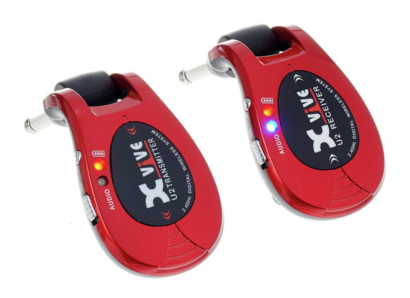 XVIVE U2 RADIOMIROFONO TRASMETTITORE-RICEVITORE SISTEMA RADIO WIRELESS DIGITALE 2 4GHZ DUAL USB RICARICABILE 5 ORE SIGNATURE THO