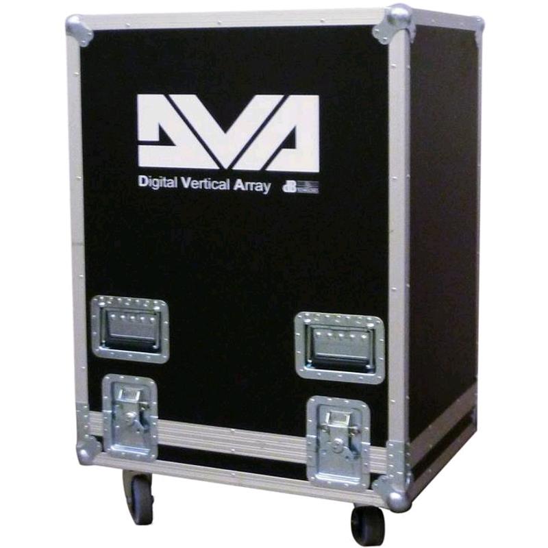 DB TECHNOLOGIES DTF4 FLIGHT CASE DF4 PER 4 MODULI DVA T8 E T4 INCLUSO SKATE DT6