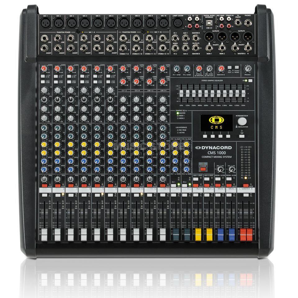 DYNACORD CMS1000-3-MIG MIXER ANALOGICO 10 CANALI CON INTERFACCIA USB E DOPPI EFFETTI STEREO 24 BIT