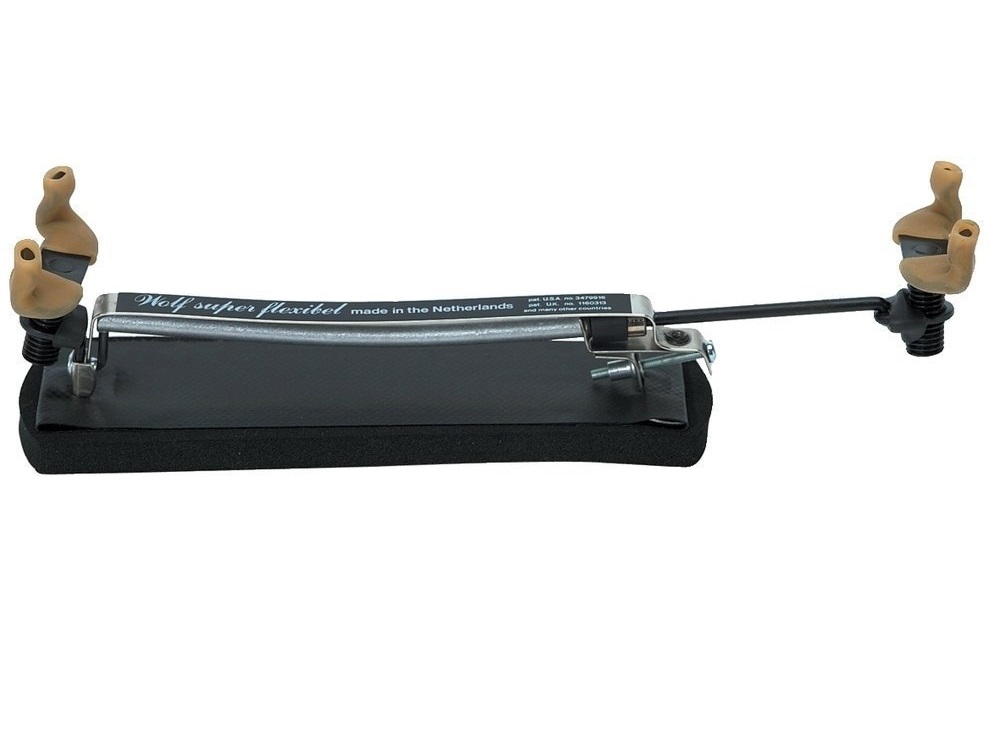 GEWA MUSIC GEWA 433800 WOLF SUPER FLEXIBEL SPALLIERA FLESSIBILE PER VIOLA E VIOLINO REGOLAZIONE UNIVERSALE