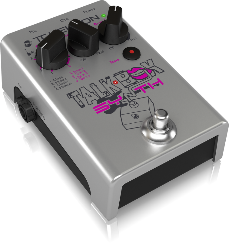 TC HELICON TALKBOX SYNTH EFFETTO TALKBOX A PEDALE PER CHITARRA E VOCE