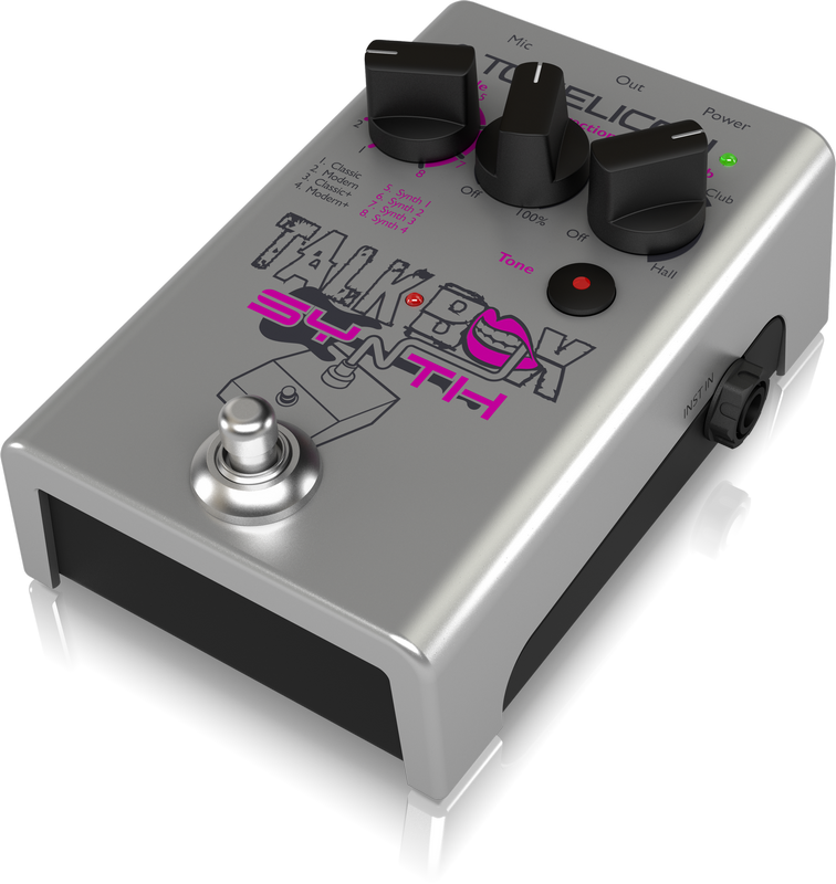 TC HELICON TALKBOX SYNTH EFFETTO TALKBOX A PEDALE PER CHITARRA E VOCE