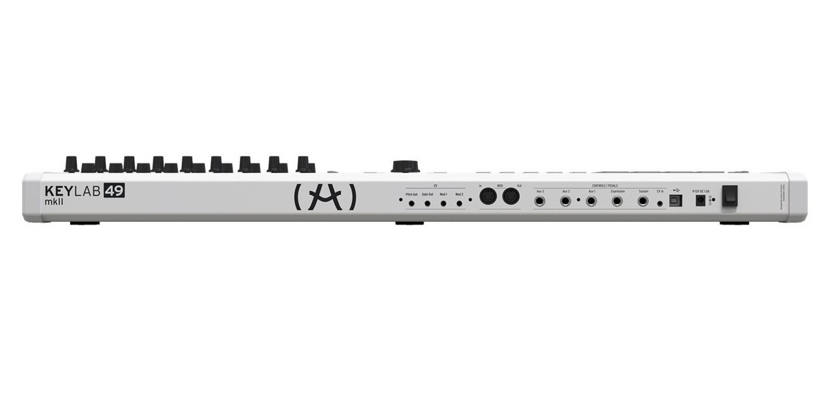 ARTURIA KEYLAB49-MKII WHITE TASTIERA BIANCA CONTROLLER MASTER KEYBOARD MIDI USB 49 TASTI BIANCO