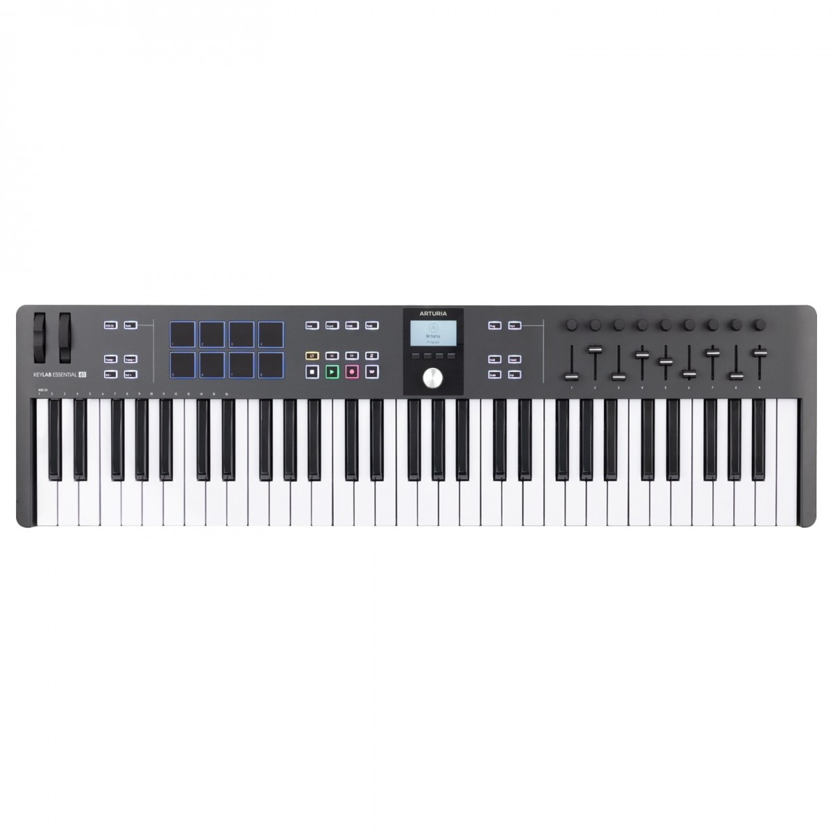 ARTURIA KEYLAB ESSENTIAL MK3 61 BLACK TASTIERA MASTER KEYBOARD MIDI USB 61 TASTI