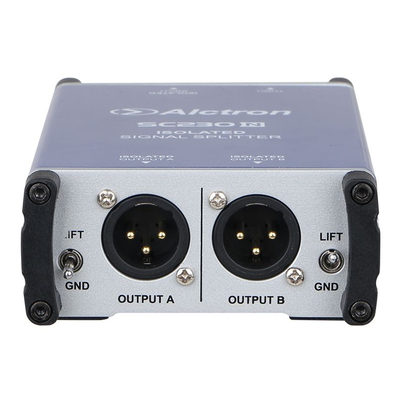 ALCTRON SC230N SPLITTER MICROFONICO DA 1 IN A 2 OUT + THRU