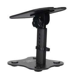 ALCTRON MS180-5 SUPPORTO MONITOR DA STUDIO SET ( COPPIA DI STAND ) IN METALLO REGOLABILE INCLINABILE ANTI SCIVOLO-VIBRAZIONI DES