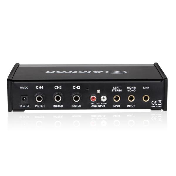 ALCTRON HA400 V2 PREAMPLIFICATORE 4 CUFFIE AMPLIFICATORE CUFFIA DESKTOP 4 INGRESSI + ALIMENTATORE