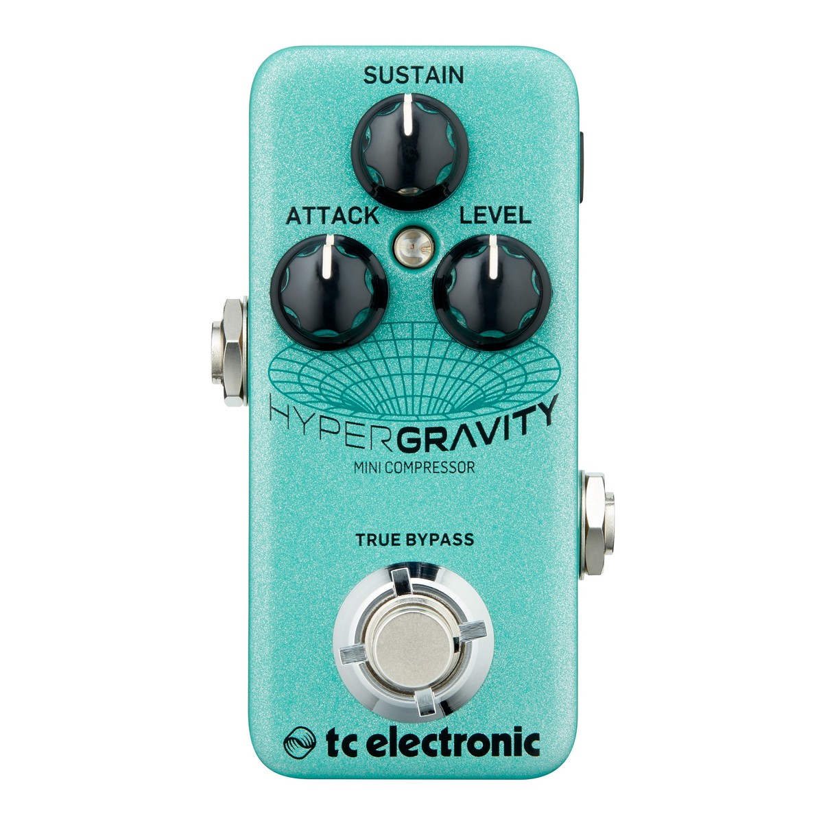 TC ELECTRONIC HYPERGRAVITY MINI COMPRESSOR COMPRESSORE MULTIBANDA PER CHITARRA TRUE BYPASS