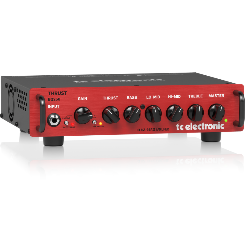 TC ELECTRONIC BQ250 TESTATA PER BASSO 250W PREAMP MOSFET E COMPRESSORE