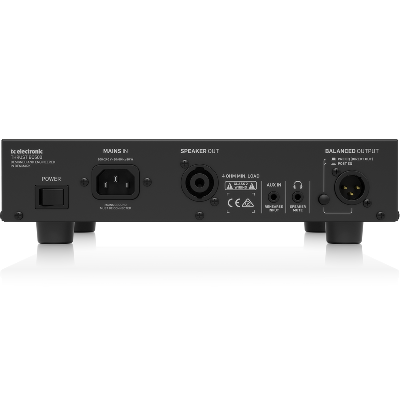 TC ELECTRONIC BQ500 TESTATA PER BASSO 500W PREAMP MOSFET E COMPRESSORE