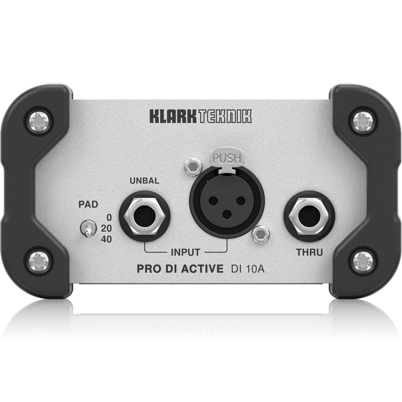 KLARK TEKNIK DI 10A DI BOX ATTIVA CON TRASFORMATORI MIDAS ALIMENTAZIONE PHANTOM - BATTERIA 9V