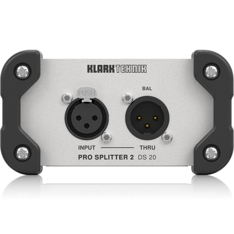 KLARK TEKNIK DS20 SPLITTER PASSIVO 1 IN 2 OUT CON TRASFORMATORE MIDAS E GAMMA DINAMICA ESTESA