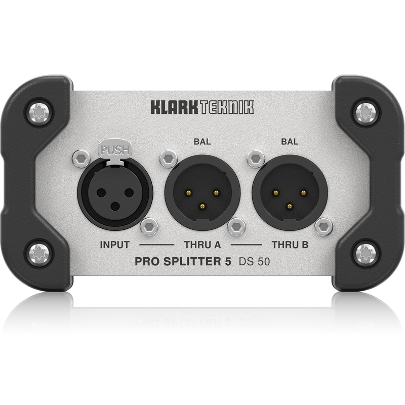 KLARK TEKNIK DS50 SPLITTER PASSIVO 1 IN 5 OUT CON TRASFORMATORE MIDAS E GAMMA DINAMICA ESTESA