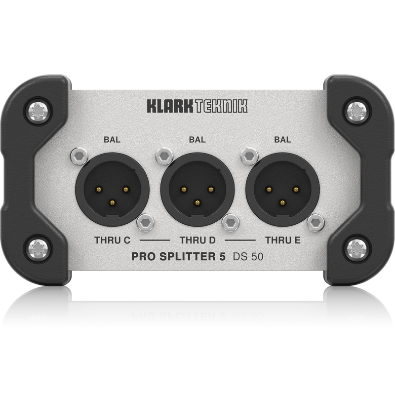 KLARK TEKNIK DS50 SPLITTER PASSIVO 1 IN 5 OUT CON TRASFORMATORE MIDAS E GAMMA DINAMICA ESTESA